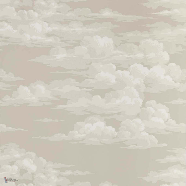 Silvi Clouds wallpaper in Cloud van Sanderson