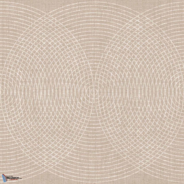 Sound Wave behang in Birch van Texam