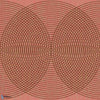 Sound Wave behang in Red Bindi van Texam