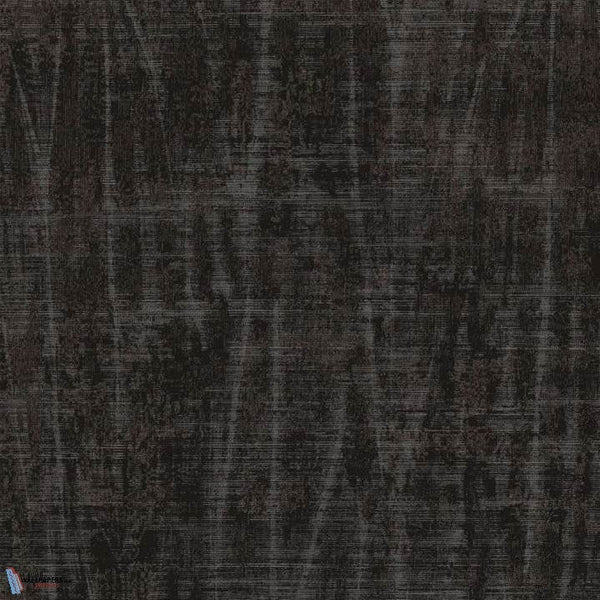 Spiga wallpaper in Black van Texam