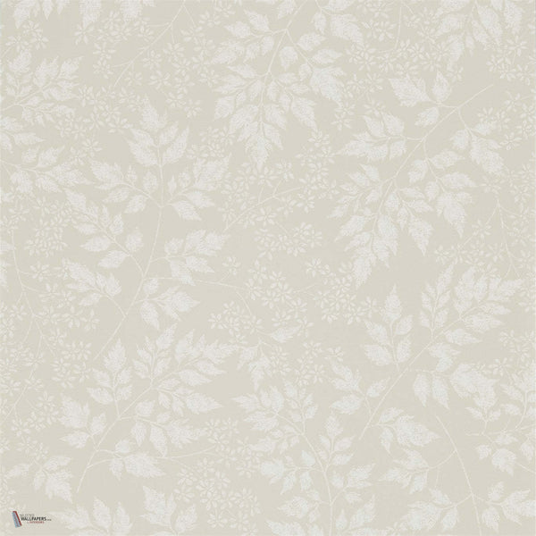 Spring Leaves wallpaper in Barley van Sanderson