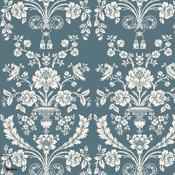 St Antoine behang in Glaydon Blue van Farrow & Ball