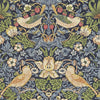 Strawberry Thief wallpaper in Indigo/Mineral van Morris & Co