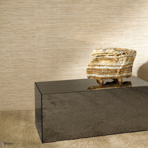 Stria Tapete sfeerbeeld in Amber von Masureel