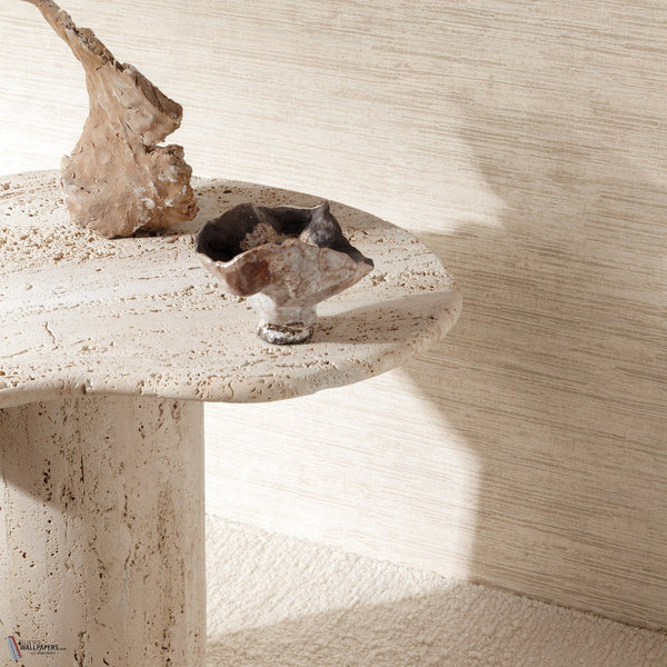 Stria wallpaper sfeerbeeld in Chalk by Masureel