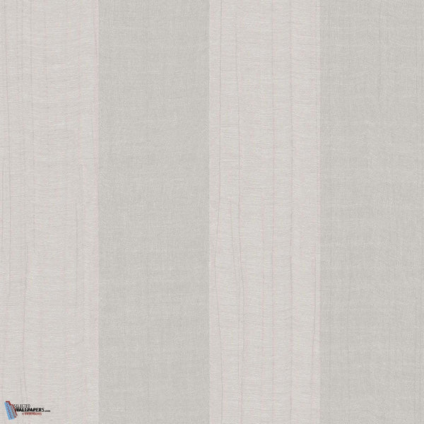 Stripe wallpaper in Edel Weiss by Texam