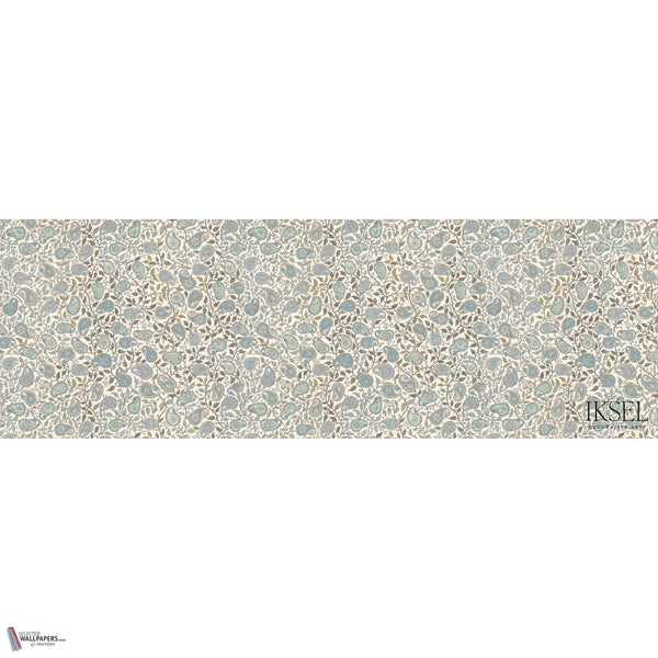 Suzani Paisley Tapete in Blues von Iksel