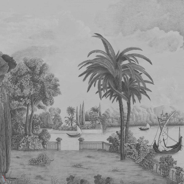 Swan Lake behang van Iksel — Grey Tones, detail