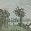 Swan Lake behang van Iksel — Multicolor, detail
