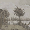 Swan Lake behang van Iksel — Sepia Tones, detail