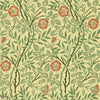 Sweet Briar wallpaper in Green/Blue/Rust van Morris & Co