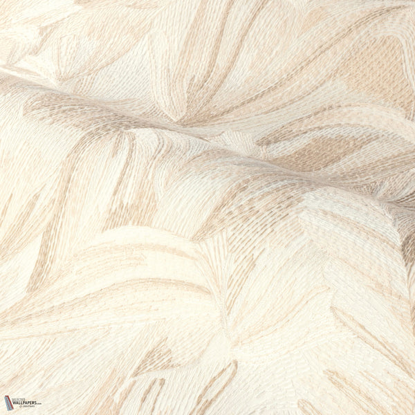 Taormina wallpaper in Beige Poudre by Casamance