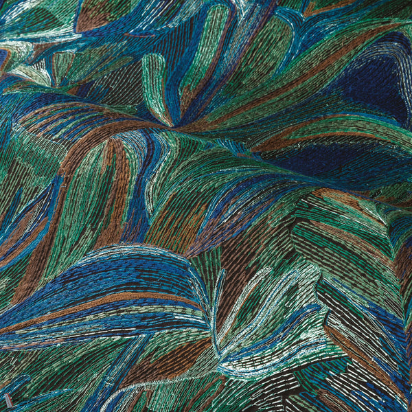 Taormina wallpaper in Multico Bleu by Casamance