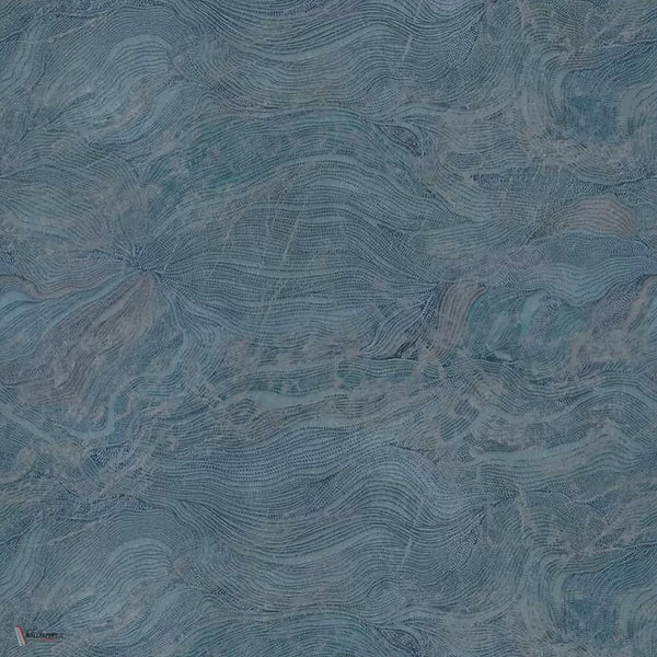 Abyss Tapete in Blue von Tecnografica — Farbmuster