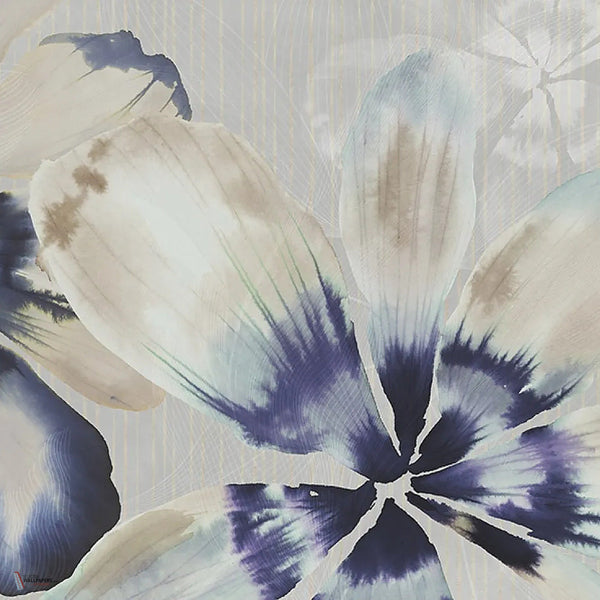 Alya behang in Violet van Tecnografica — kleurstaal