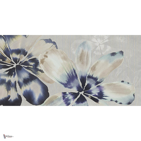Alya behang in Violet van Tecnografica — volledig ontwerp