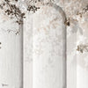 Athena behang in White A van Tecnografica — kleurstaal