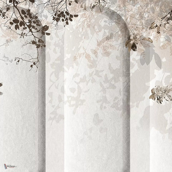 Athena behang in White A van Tecnografica — kleurstaal