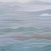 Auric Waves wallpaper in Ice by Tecnografica — colour swatch