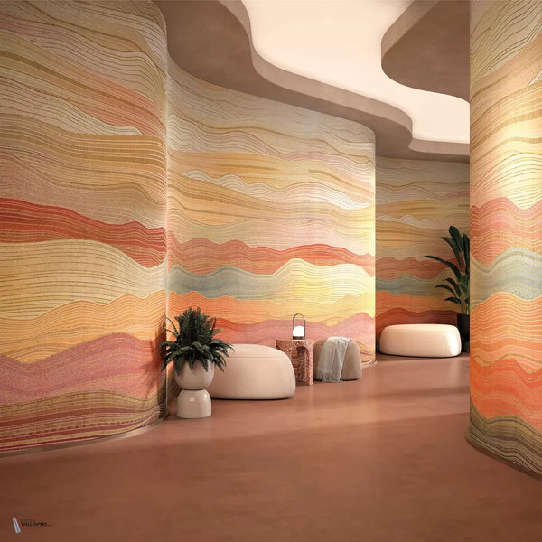 Auric Waves wallpaper by Tecnografica — interior