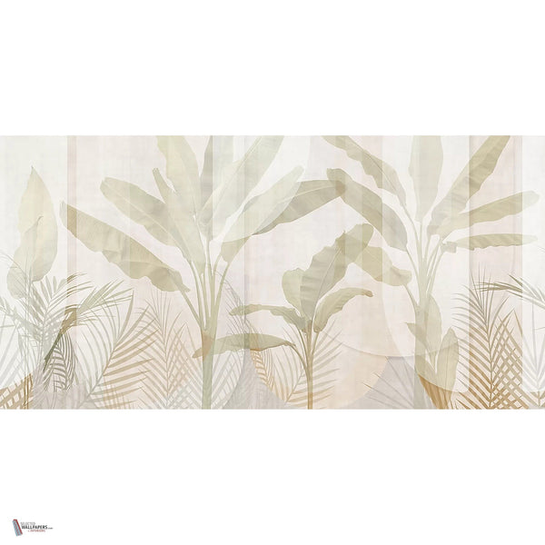 Bahama behang in Warm van Tecnografica — volledig ontwerp