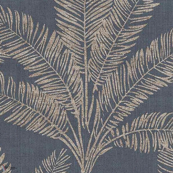 Bahia wallpaper in Blue by Tecnografica — colour swatch