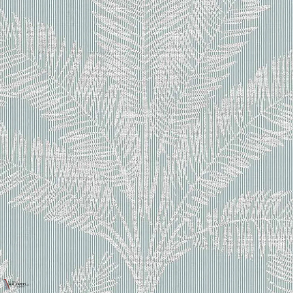 Bahia wallpaper in Turquoise by Tecnografica — colour swatch