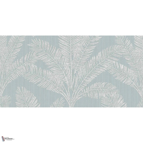 Bahia wallpaper in Turquoise by Tecnografica — full design