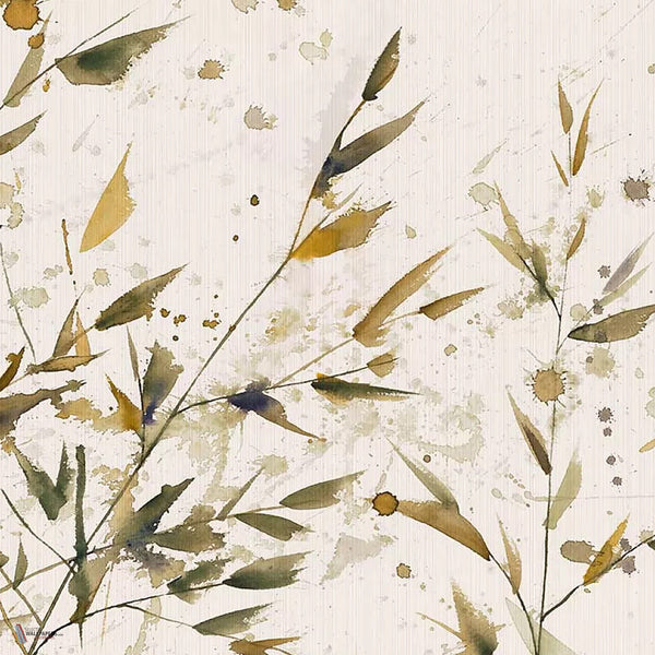 Bamboom wallpaper in Rust by Tecnografica — colour swatch