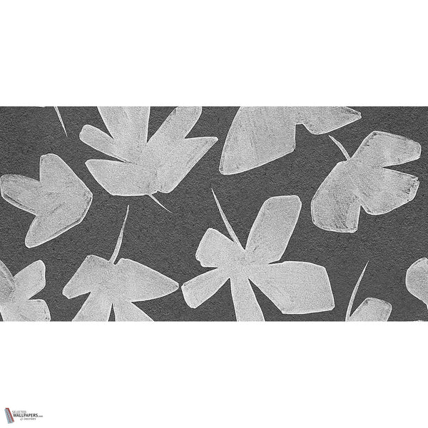 Botanica wallpaper in Black by Tecnografica — full design