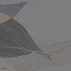 Canyon Flow behang in Grey Mud van Tecnografica — kleurstaal
