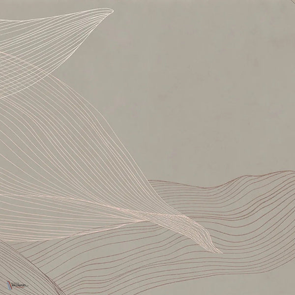 Canyon Flow behang in Sand van Tecnografica — kleurstaal