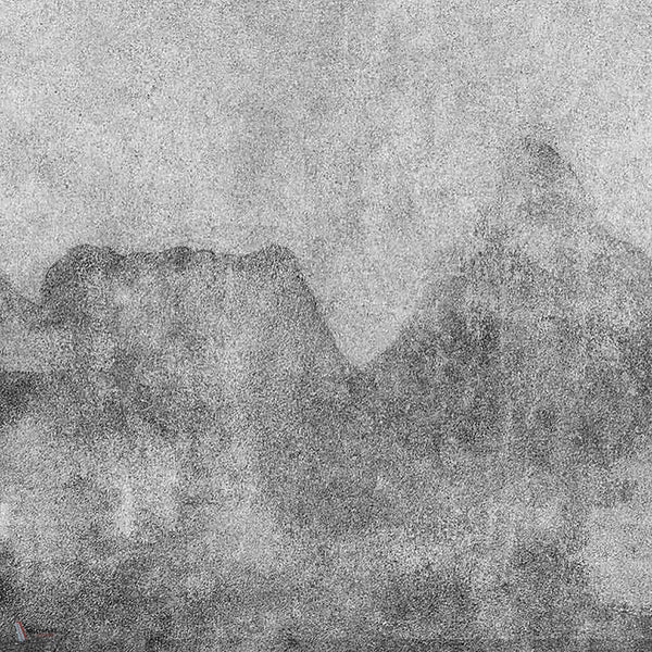 Cement Landscape wallpaper in Smoke A by Tecnografica — colour swatch