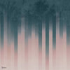 Daintree behang in Blue-Pink van Tecnografica — kleurstaal