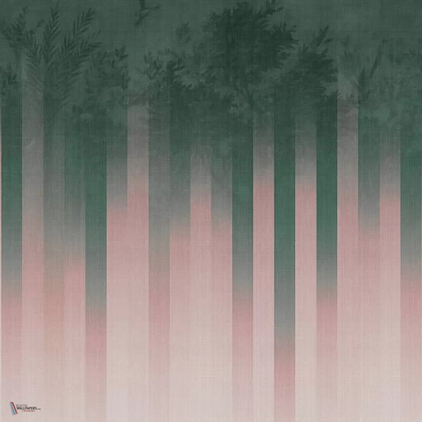 Daintree behang in Green-Pink van Tecnografica — kleurstaal