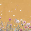 Eden behang in Mustard van Tecnografica — kleurstaal
