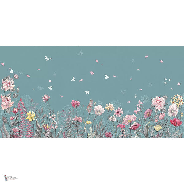 Eden behang in Sugar Paper van Tecnografica — volledig ontwerp