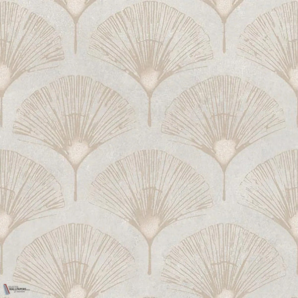 Fan Tapete in Beige von Tecnografica — Farbmuster
