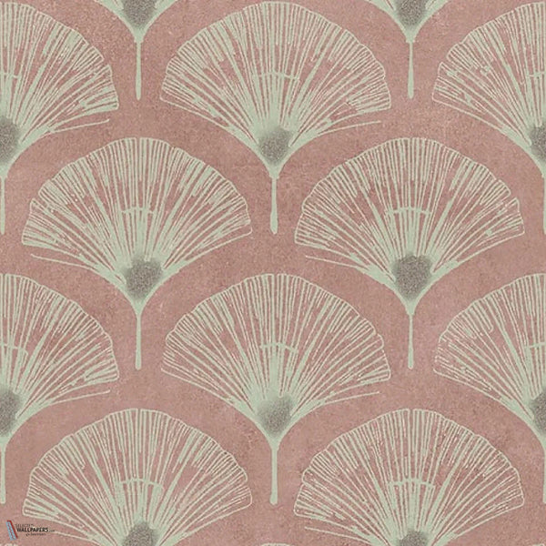 Fan Tapete in Rose von Tecnografica — Farbmuster