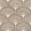 Fan Tapete in Taupe von Tecnografica — Farbmuster