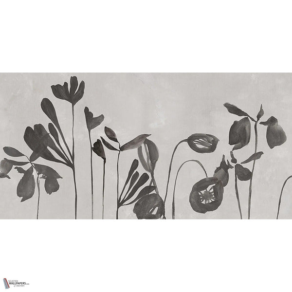 Fleurs Tapete in Black von Tecnografica — Gesamtdesign