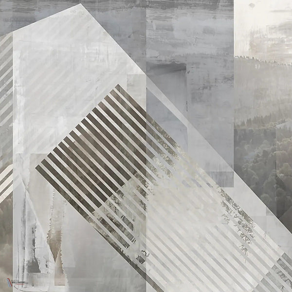 Geofade behang in Gray van Tecnografica — kleurstaal
