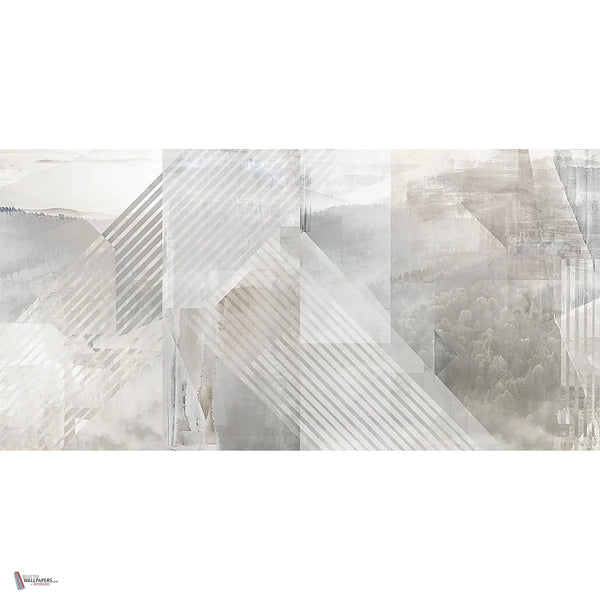 Geofade behang in White van Tecnografica — volledig ontwerp
