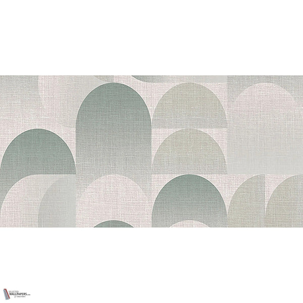 Geometric Shades wallpaper in Green by Tecnografica — full design