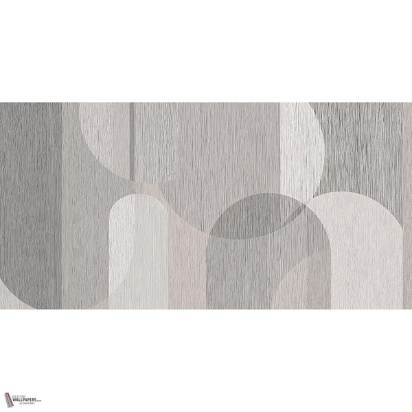 Geometric Wool wallpaper in Greige A by Tecnografica — full design