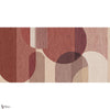 Geometric Wool wallpaper in Red Soil A by Tecnografica — full design