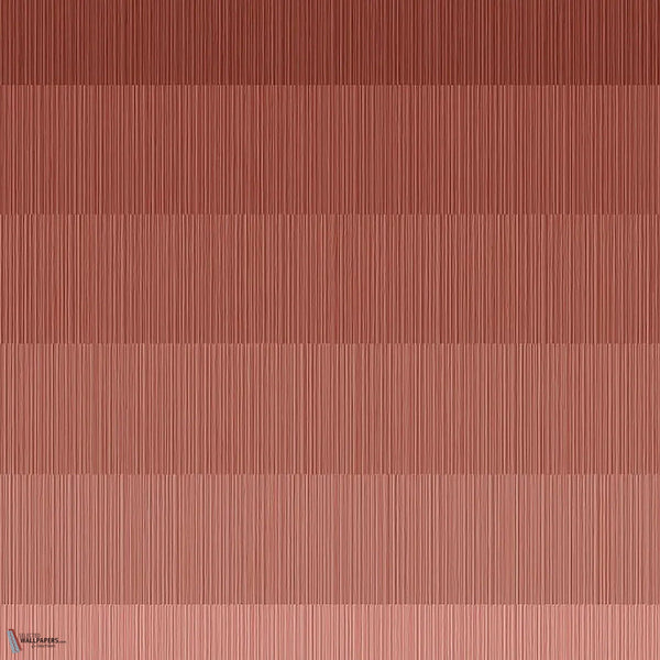 Geometric Wool wallpaper in Red Soil B by Tecnografica — colour swatch