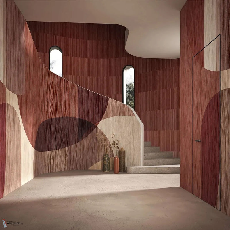 Geometric Wool wallpaper by Tecnografica — interior