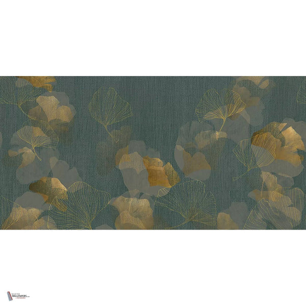 Ginko behang in Green van Tecnografica — volledig ontwerp