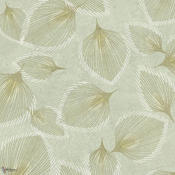 Herbarium wallpaper in Mint by Tecnografica — colour swatch